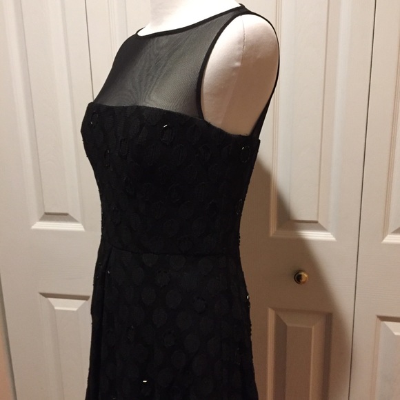 JS Boutique~Illusion Fit and Flare Cocktail Dress - Picture 5 of 8